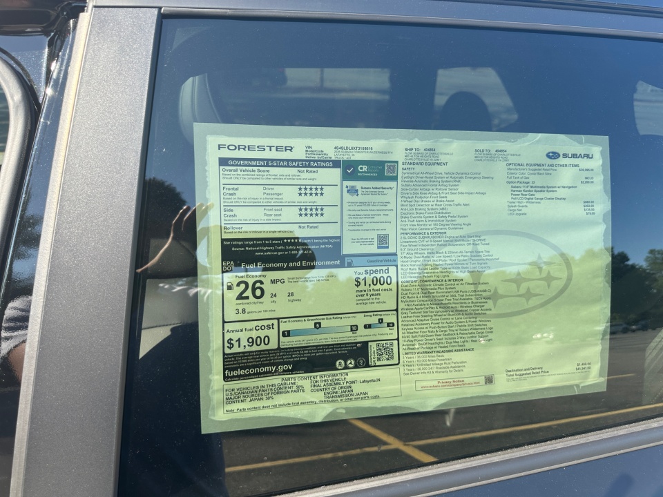 4S4SLDL6XT3108616 2026 Subaru Forester Wilderness
