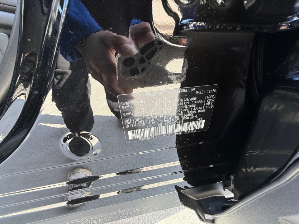 4S4SLDT65T3037549 2026 Subaru Forester Touring