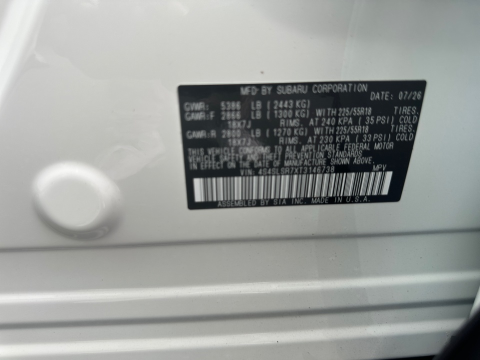 4S4SLSR7XT3146738 2026 Subaru Forester Limited Hybrid