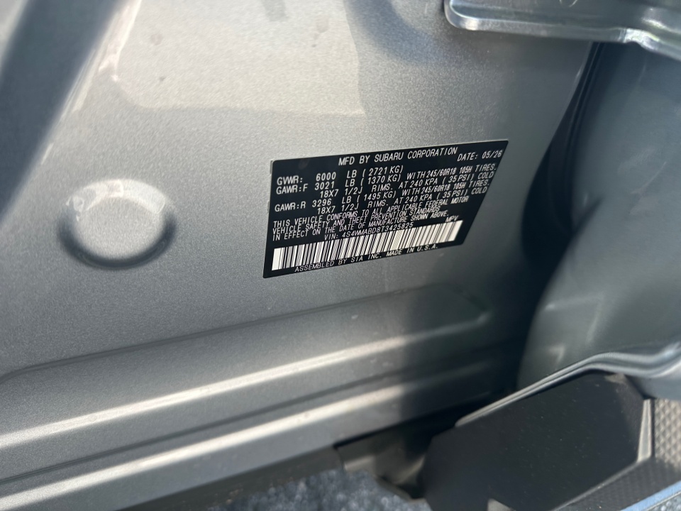 4S4WMABD8T3425825 2026 Subaru Ascent Premium 7-Passenger