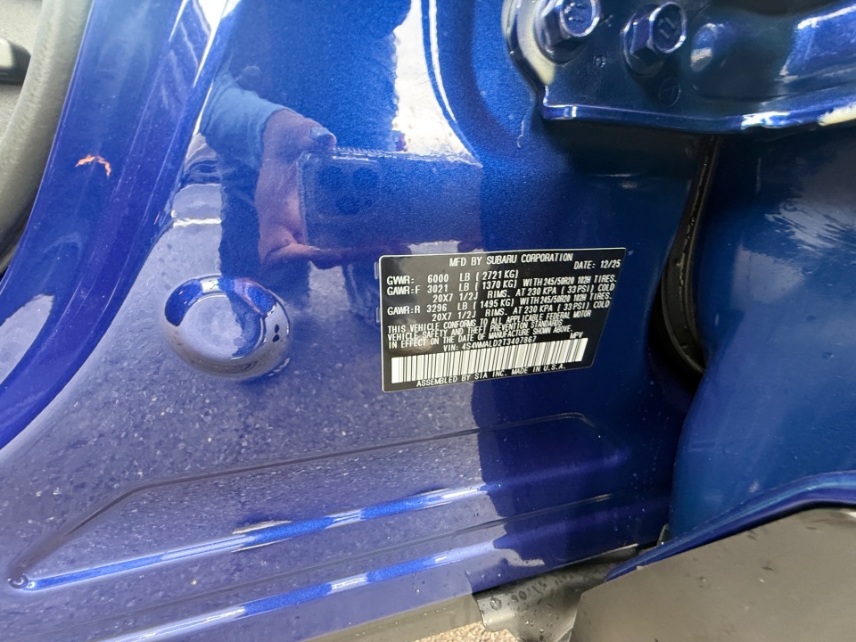 4S4WMALD2T3407867 2026 Subaru Ascent Onyx Edition Touring 7-Passenger