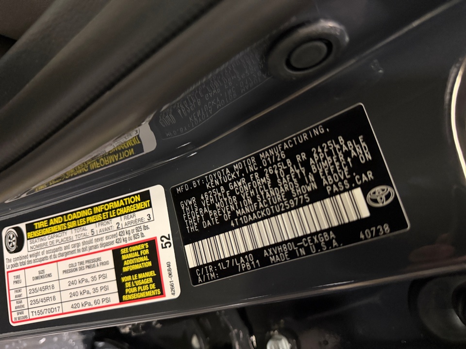 4T1DAACK0TU259775 2026 Toyota Camry XLE