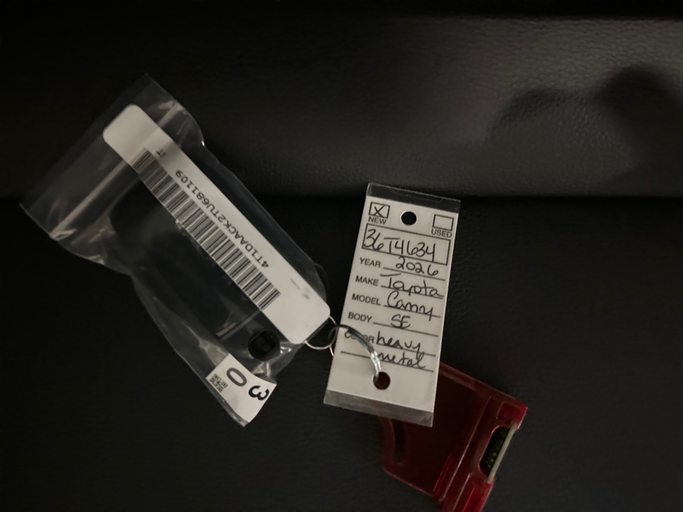 4T1DAACK2TU681109 2026 Toyota Camry SE