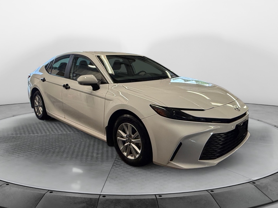 White 2025 Toyota Camry Sedan Front-Wheel Drive Automatic