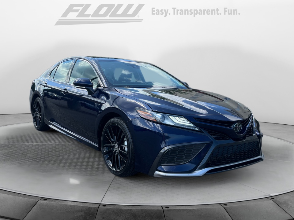 Blue 2022 Toyota Camry Sedan Front-Wheel Drive Automatic