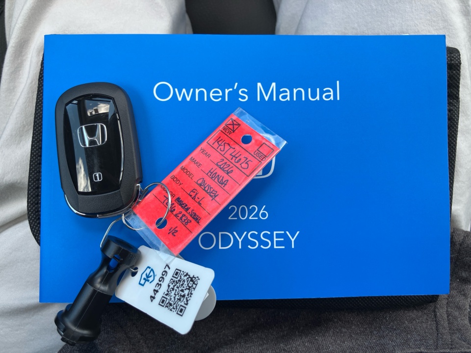 5FNRL6H62TB062838 2026 Honda Odyssey EX-L