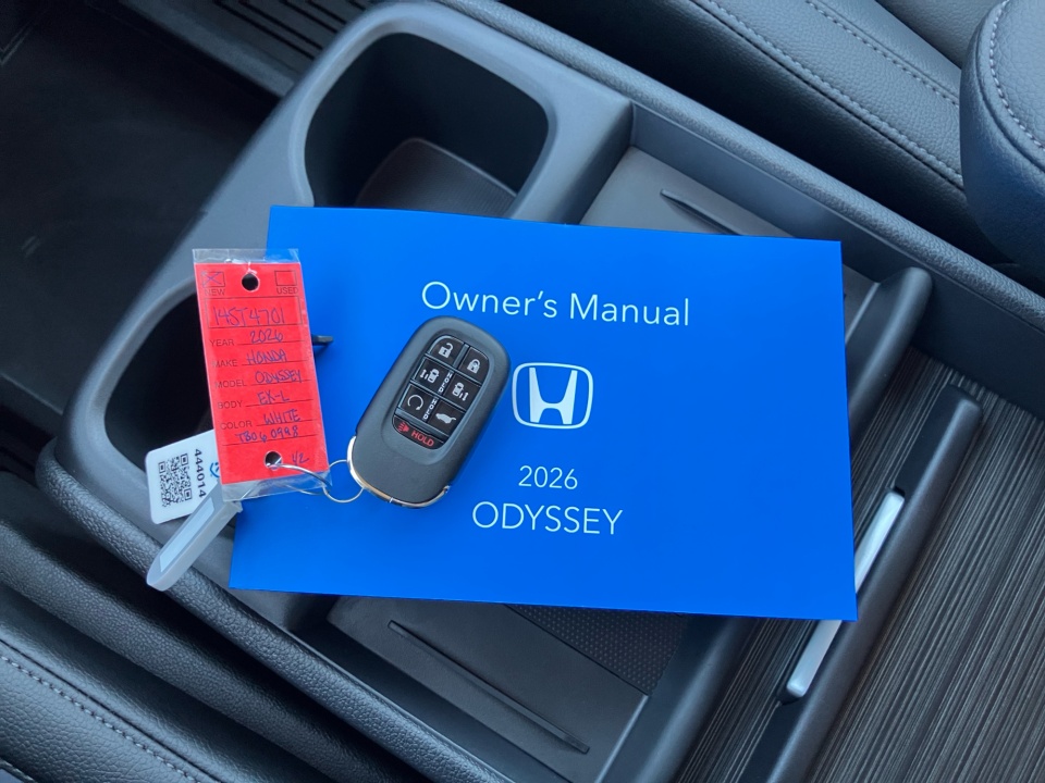 5FNRL6H63TB060998 2026 Honda Odyssey EX-L