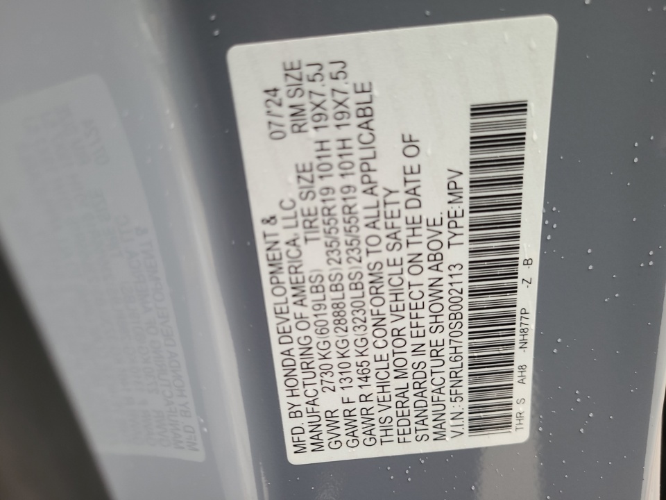 Used 2025 Honda Odyssey Van