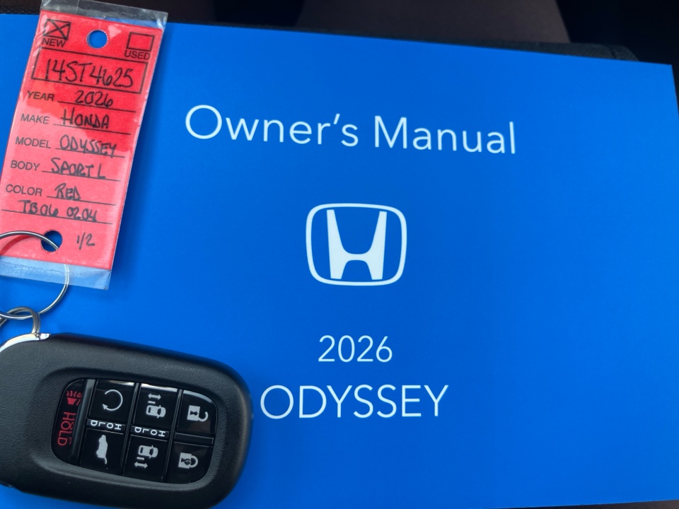 5FNRL6H75TB060204 2026 Honda Odyssey Sport-L