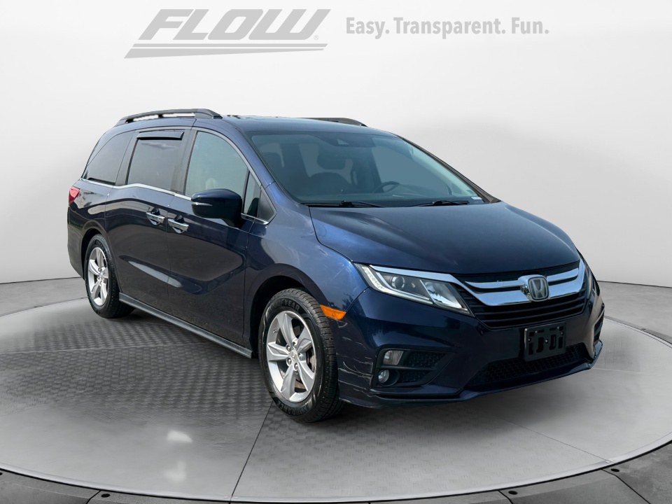 Blue 2018 Honda Odyssey Minivan Front-Wheel Drive Automatic