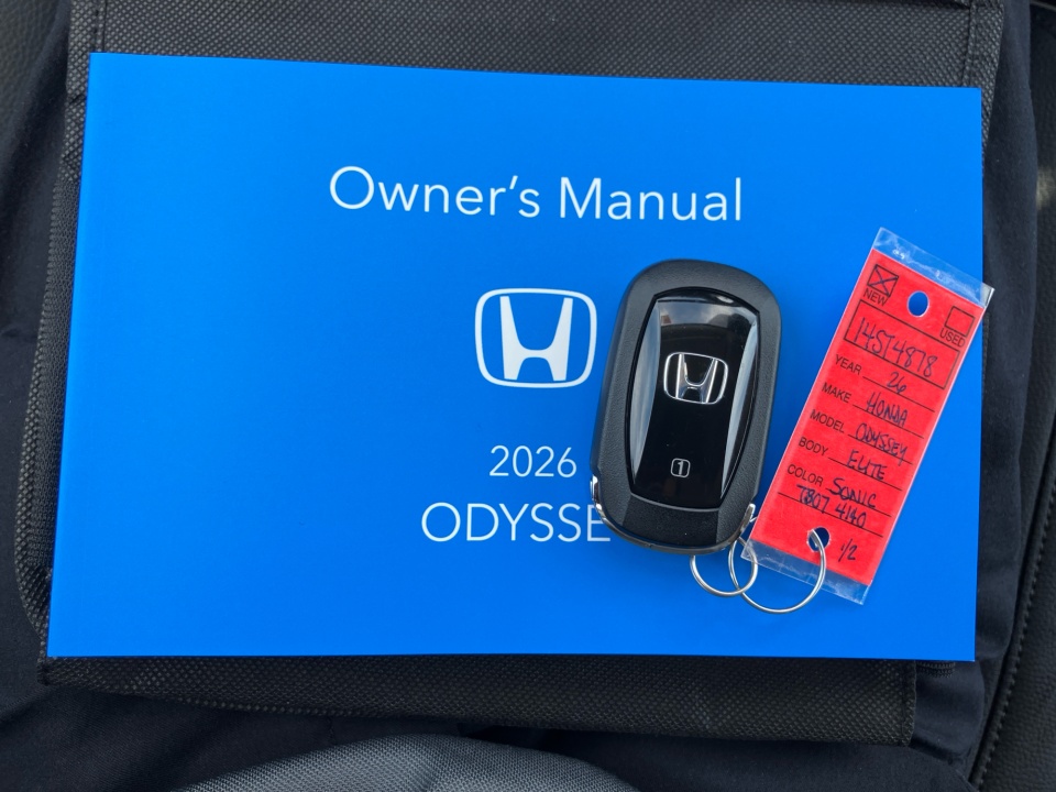 5FNRL6H97TB074140 2026 Honda Odyssey Elite