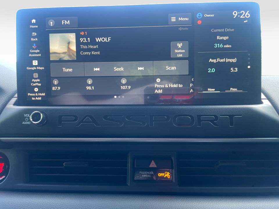 5FNYF9H36TB066949 2026 Honda Passport AWD RTL