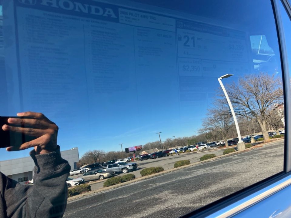 5FNYG1H70TB007557 2026 Honda Pilot Touring