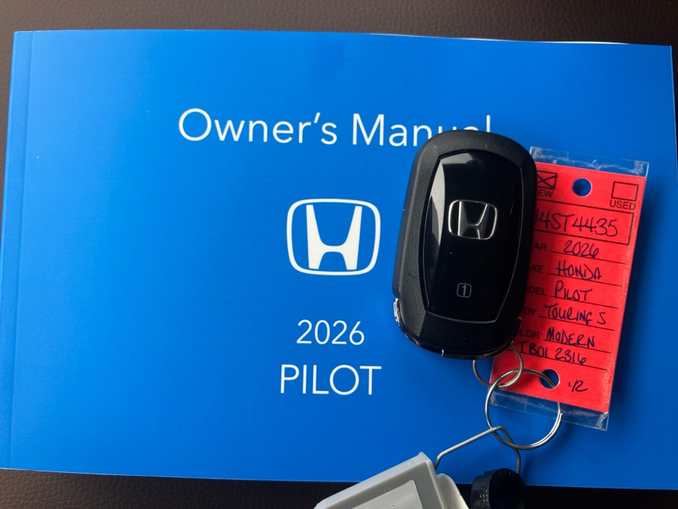 5FNYG1H73TB012316 2026 Honda Pilot Touring Blackout