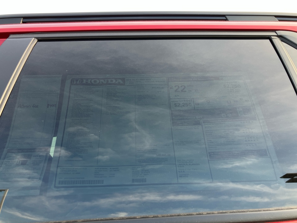 5FNYG2H40TB007408 2026 Honda Pilot EX-L