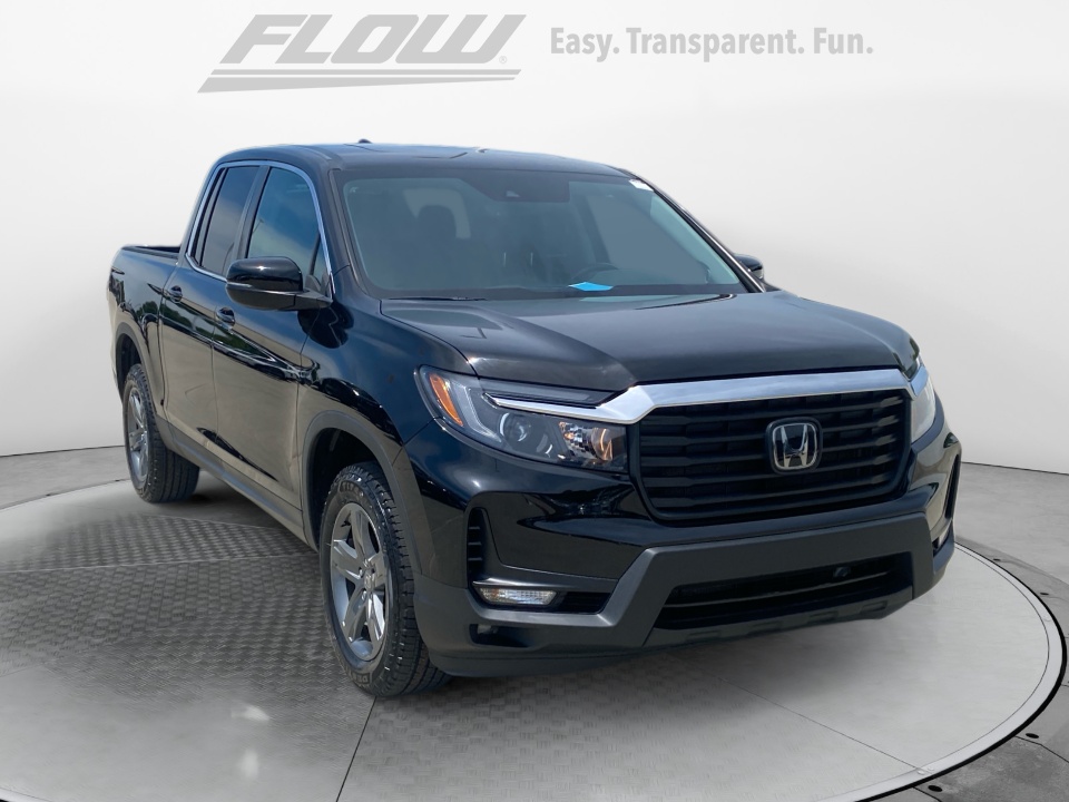 Black 2023 Honda Ridgeline Pickup Truck All-Wheel Drive Automatic