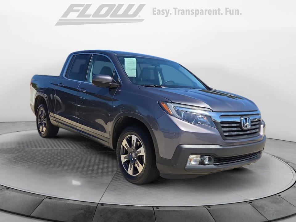 Gray 2018 Honda Ridgeline Pickup Truck All-Wheel Drive Automatic