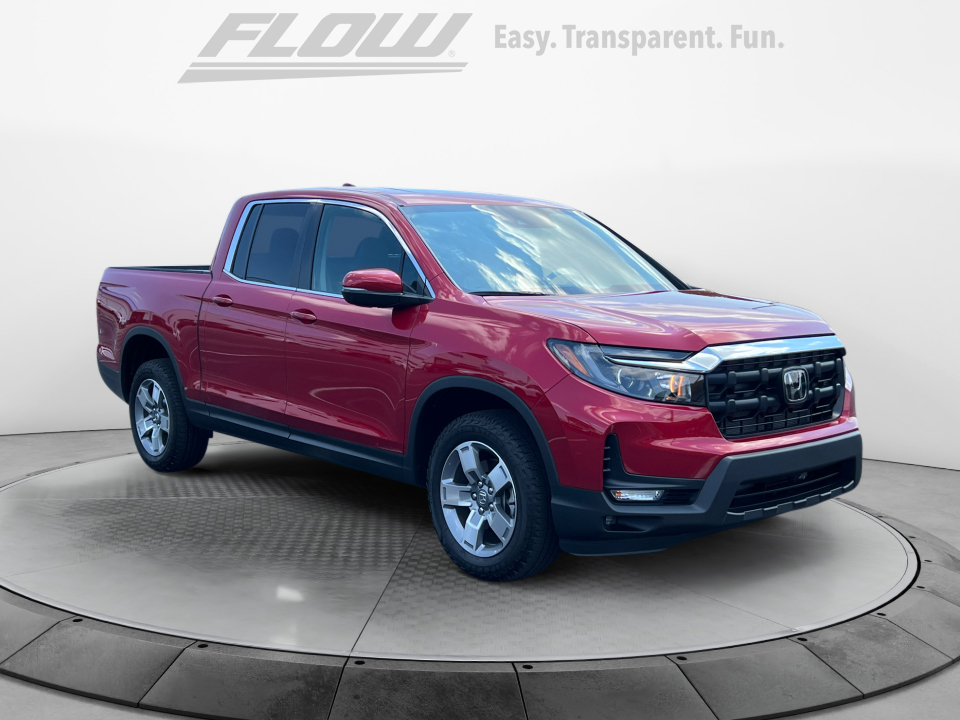 Red 2026 Honda Ridgeline Pickup Truck All-Wheel Drive Automatic