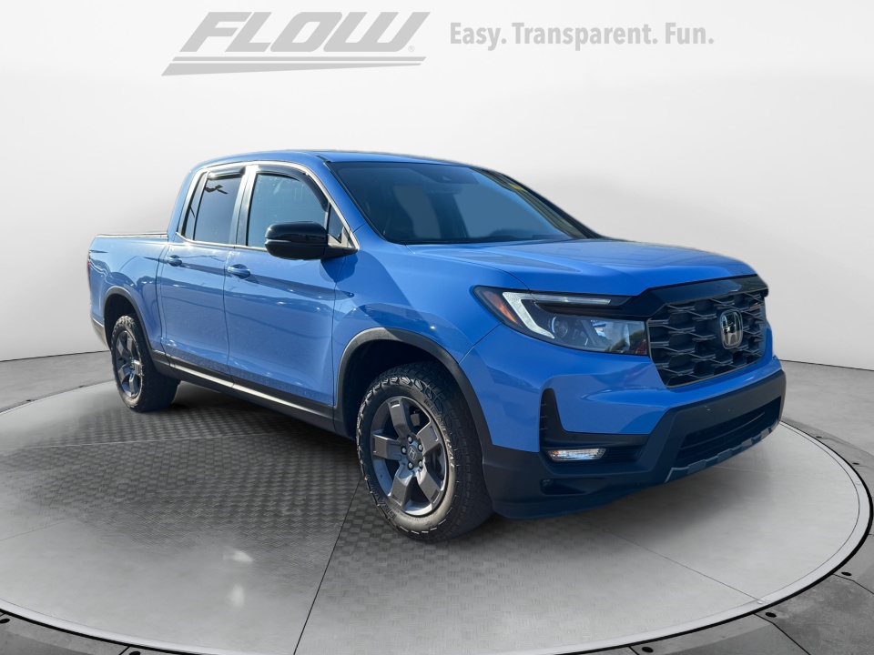 Blue 2024 Honda Ridgeline TrailSport AWD Pickup Truck All-Wheel Drive Automatic