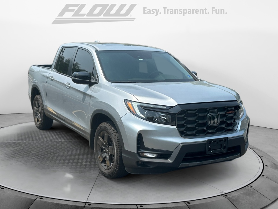 Silver 2025 Honda Ridgeline Pickup Truck All-Wheel Drive Automatic