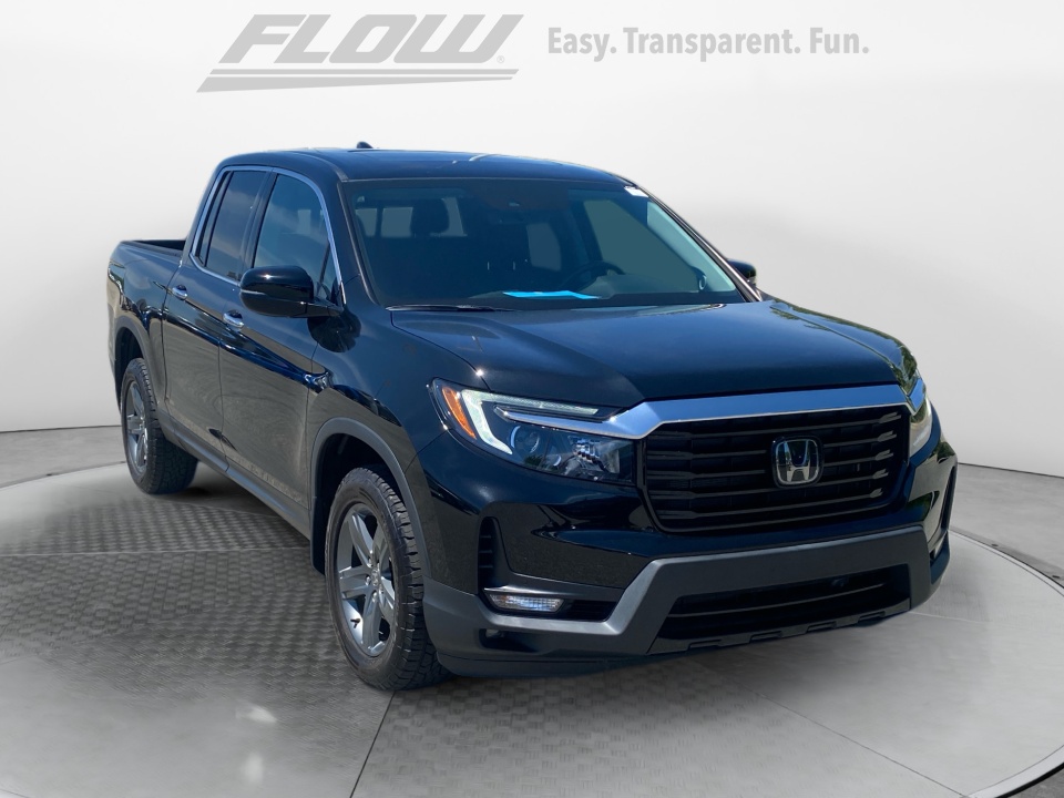 Black 2023 Honda Ridgeline Pickup Truck All-Wheel Drive Automatic