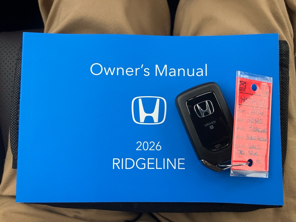 5FPYK3F8XTB015260 2026 Honda Ridgeline Black Edition