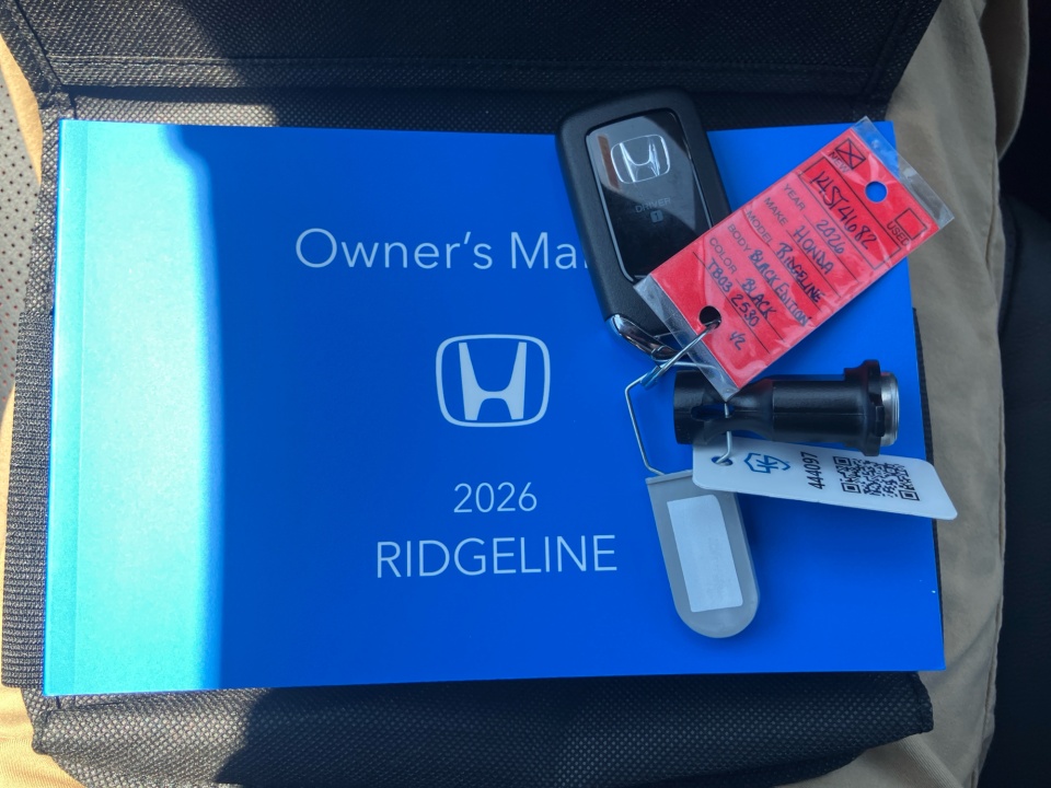 5FPYK3F8XTB032530 2026 Honda Ridgeline Black Edition