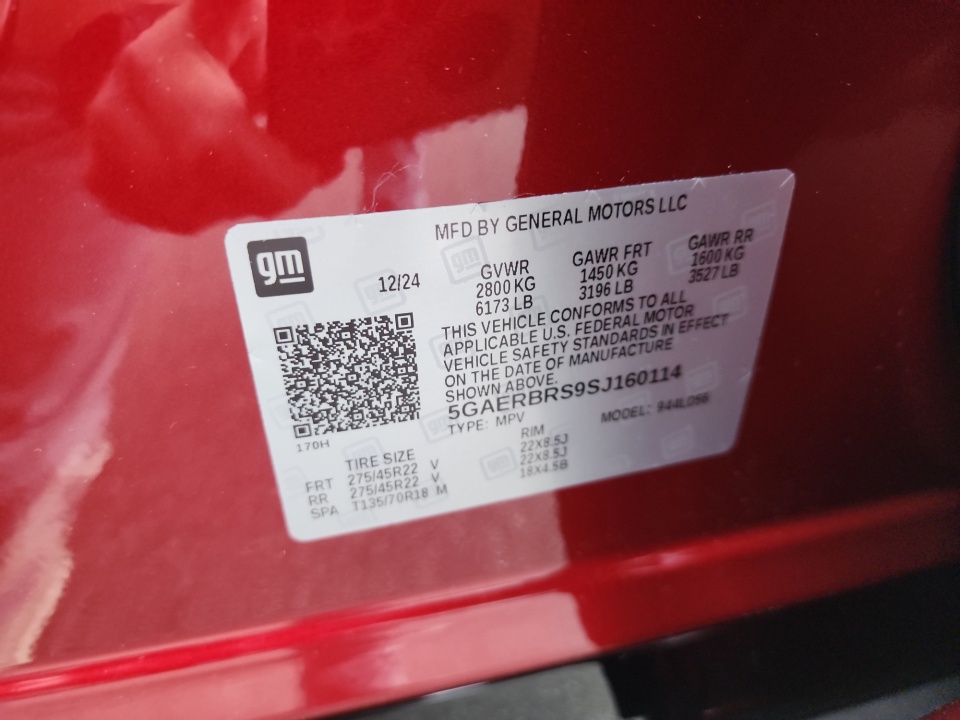 5GAERBRS9SJ160114 2025 Buick Enclave Sport Touring FWD