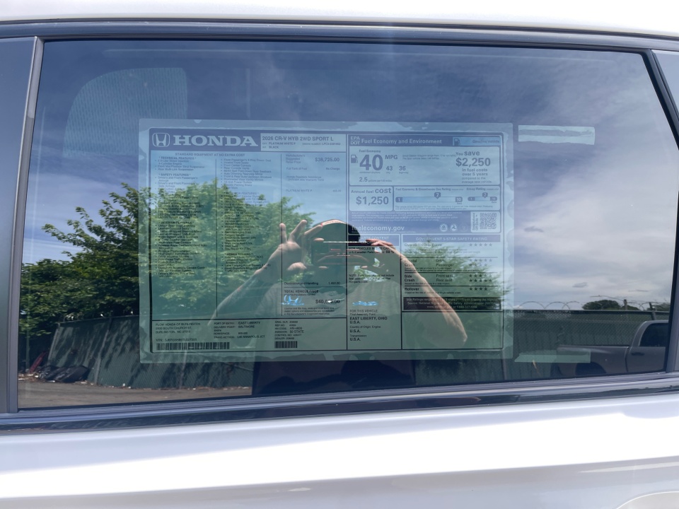 5J6RS5H85TL027300 2026 Honda CR-V Hybrid Sport-L