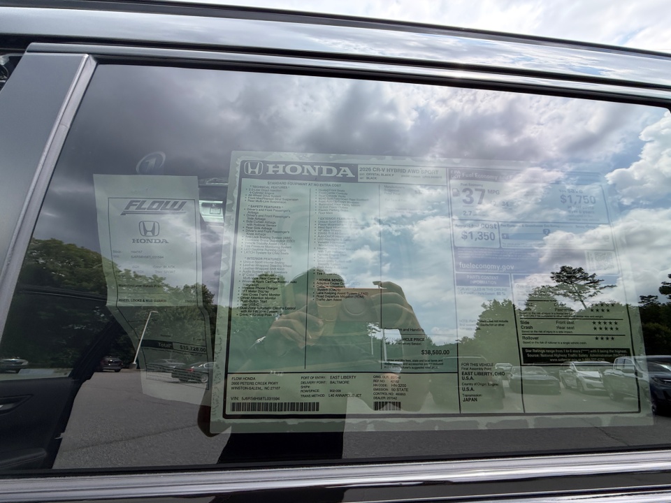 5J6RS6H58TL031594 2026 Honda CR-V Hybrid Sport