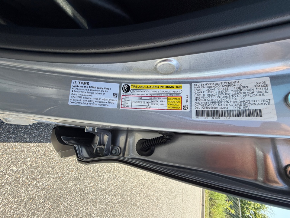 5J6RS6H82TL032928 2026 Honda CR-V Hybrid Sport-L