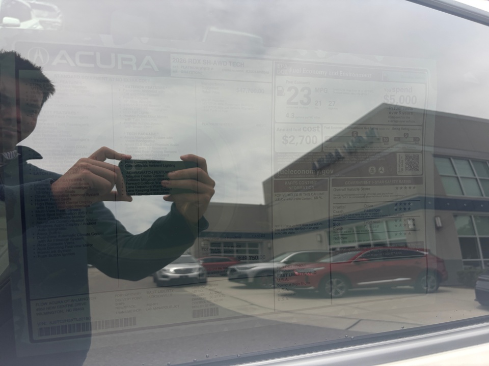 5J8TC2H5XTL021801 2026 Acura RDX Technology