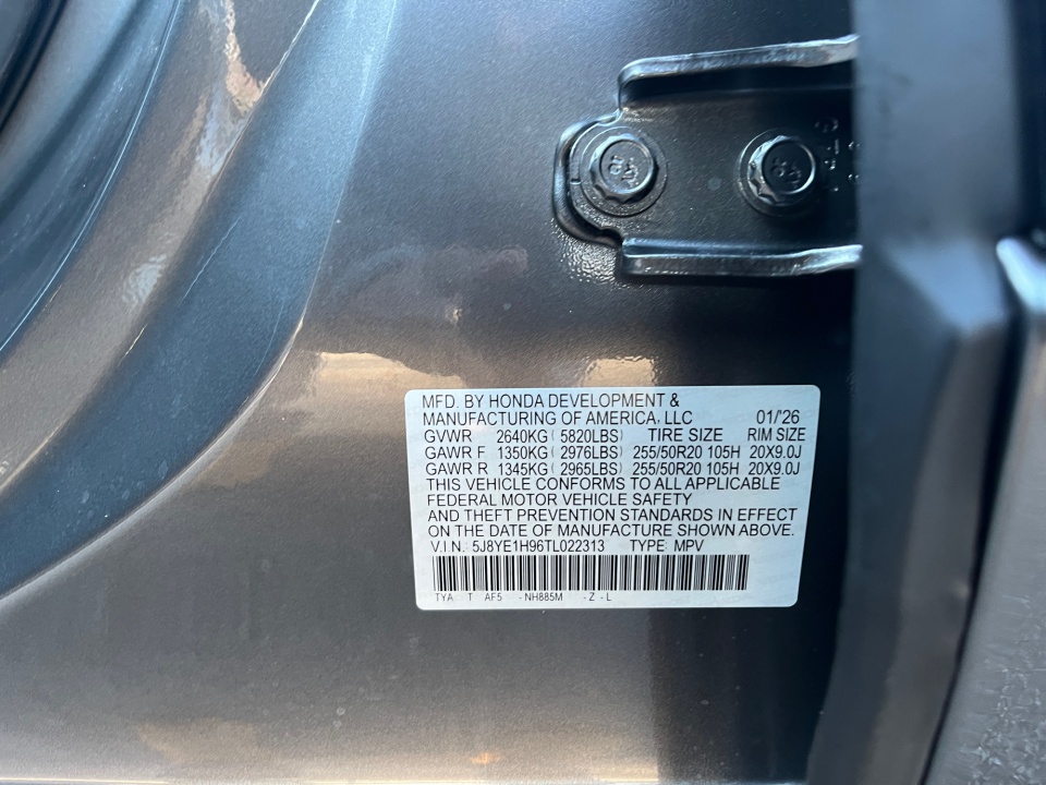 5J8YE1H96TL022313 2026 Acura MDX A-SPEC Advance Package