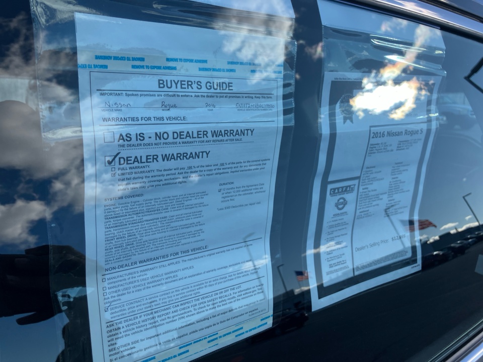 5N1AT2MV8GC799530 2016 Nissan Rogue S