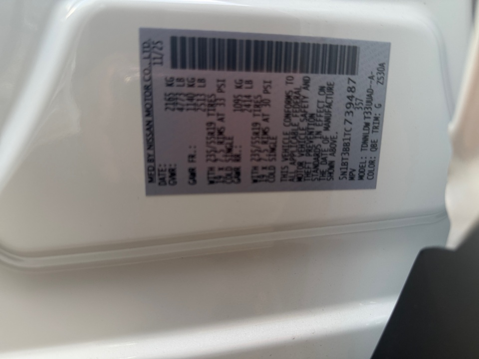 5N1BT3BB1TC739487 2026 Nissan Rogue Dark Armor