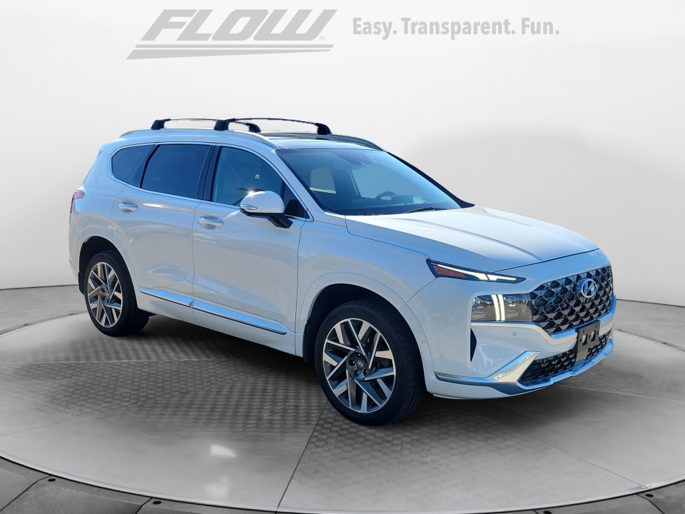 White 2022 Hyundai Santa Fe Calligraphy AWD SUV / Crossover All-Wheel Drive Automatic