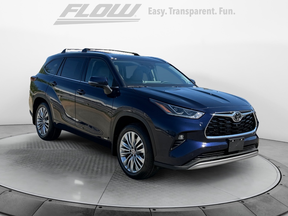 Blue 2026 Toyota Highlander Hybrid Platinum AWD SUV / Crossover All-Wheel Drive Automatic