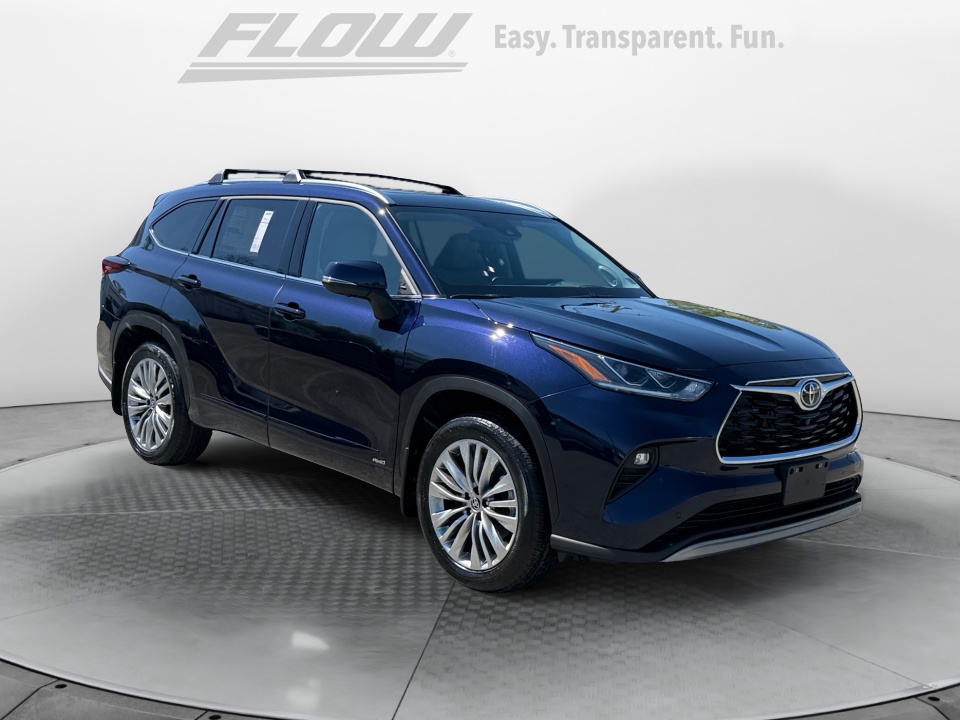 Blue 2026 Toyota Highlander Hybrid Platinum AWD SUV / Crossover All-Wheel Drive Automatic