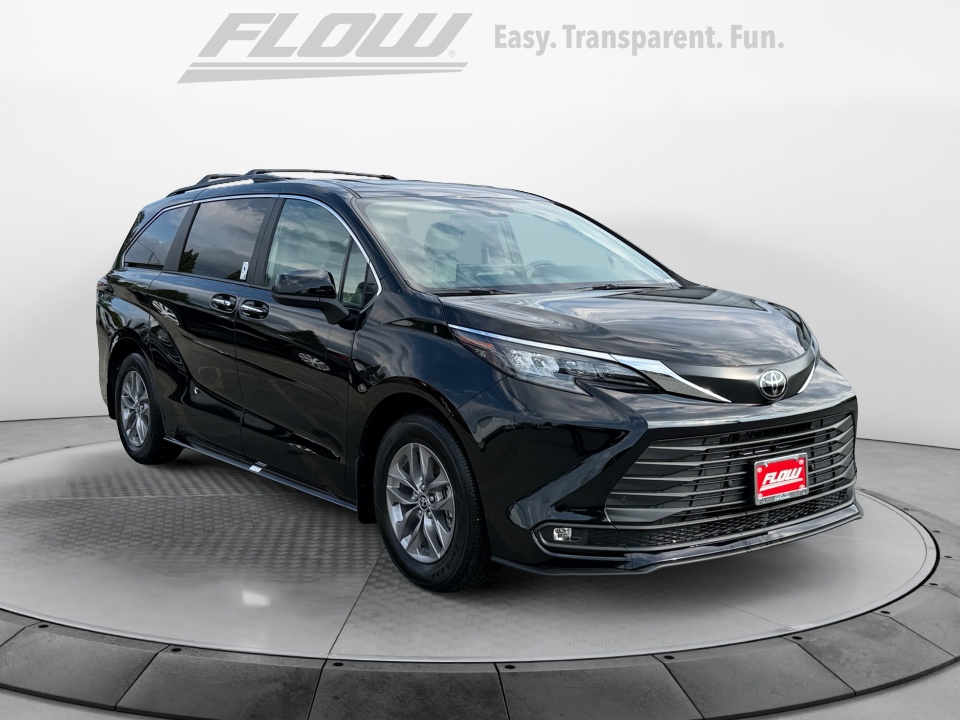 Black 2026 Toyota Sienna Minivan All-Wheel Drive Automatic