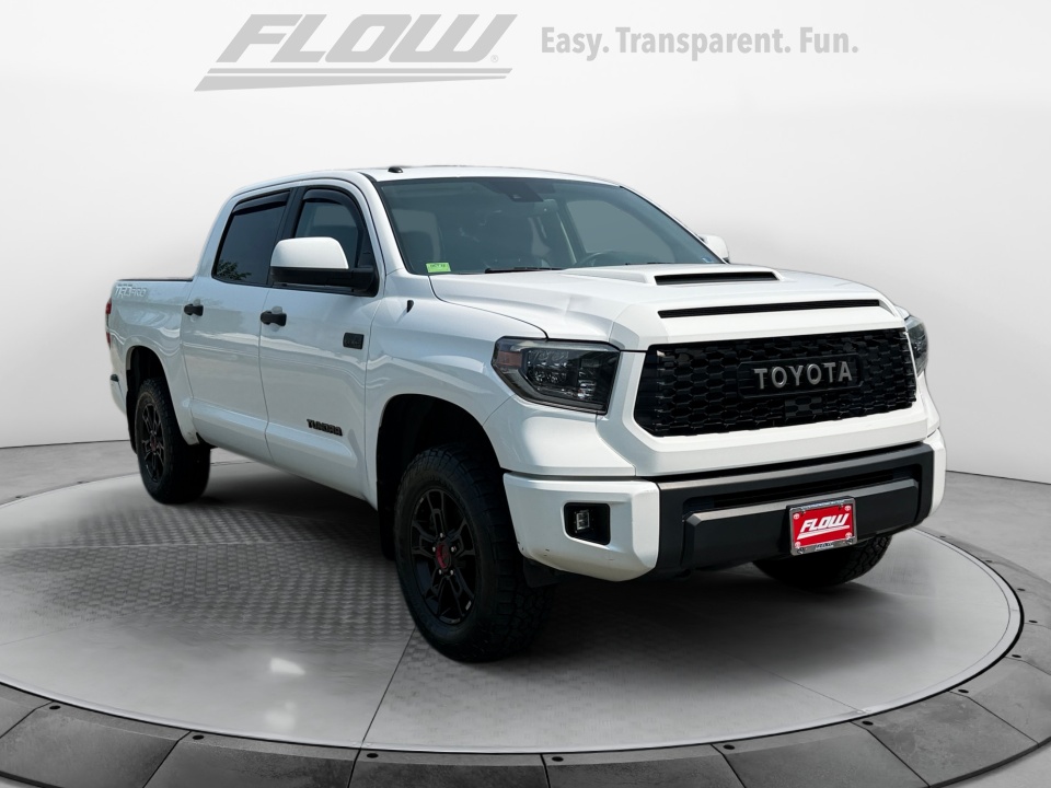 White 2019 Toyota Tundra Pickup Truck Four-Wheel Drive Automatic