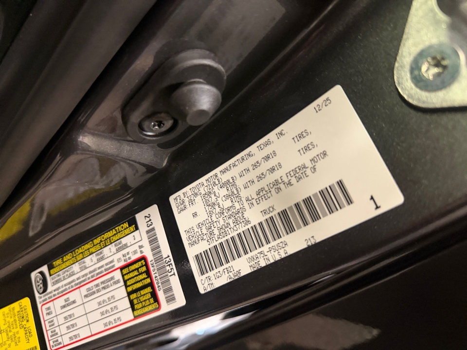 5TFLA5DB1TX377306 2026 Toyota Tundra SR5 CrewMax 5.5' Bed
