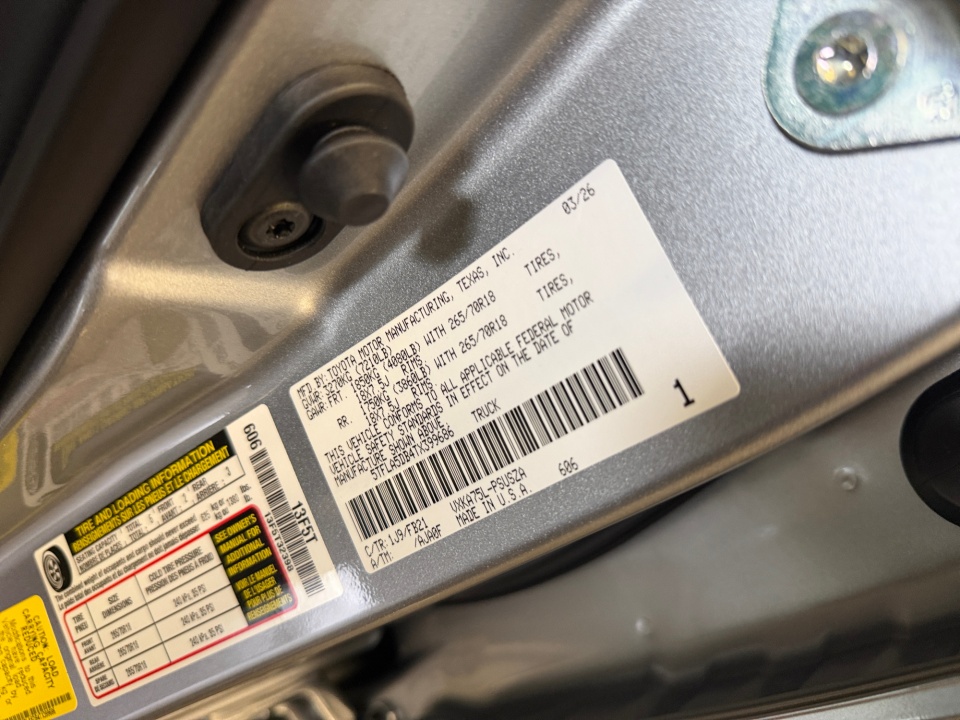 5TFLA5DB4TX399686 2026 Toyota Tundra SR5 CrewMax 5.5' Bed