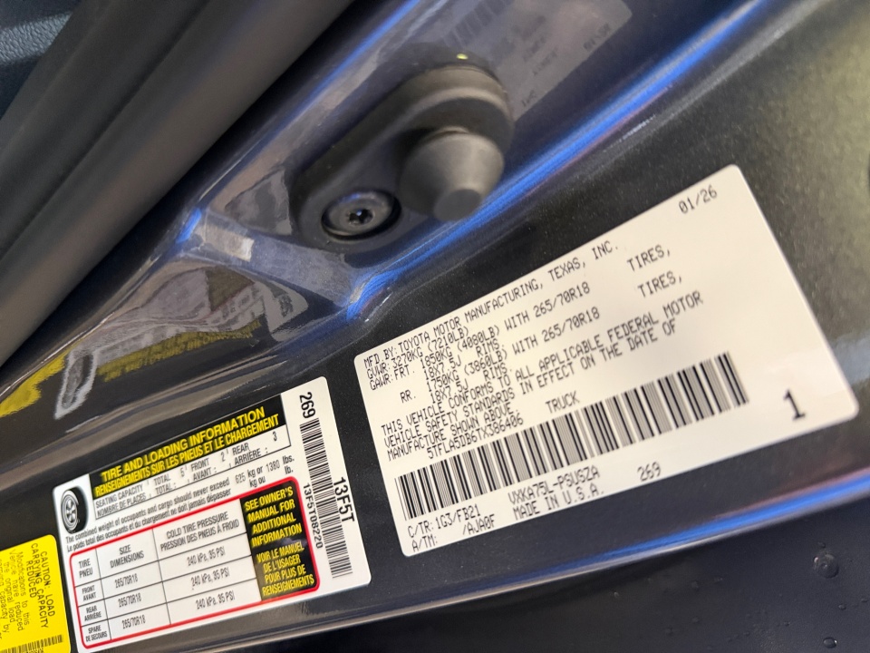 5TFLA5DB6TX386406 2026 Toyota Tundra SR5 CrewMax 5.5' Bed