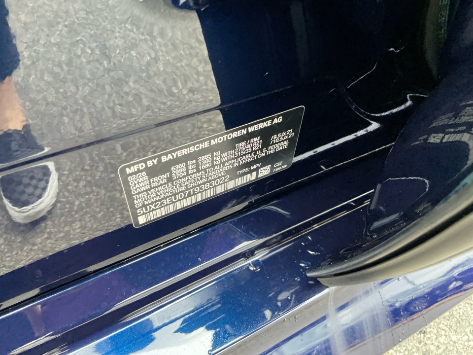 5UX23EU07T9383022 2026 BMW X5 xDrive40i