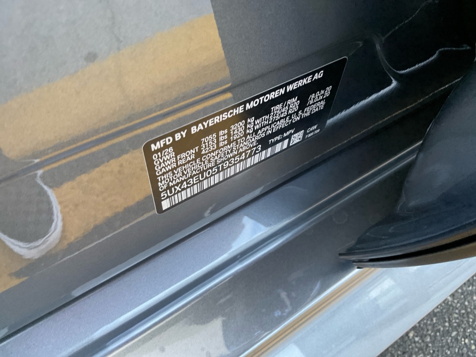 5UX43EU05T9354773 2026 BMW X5 PHEV xDrive50e