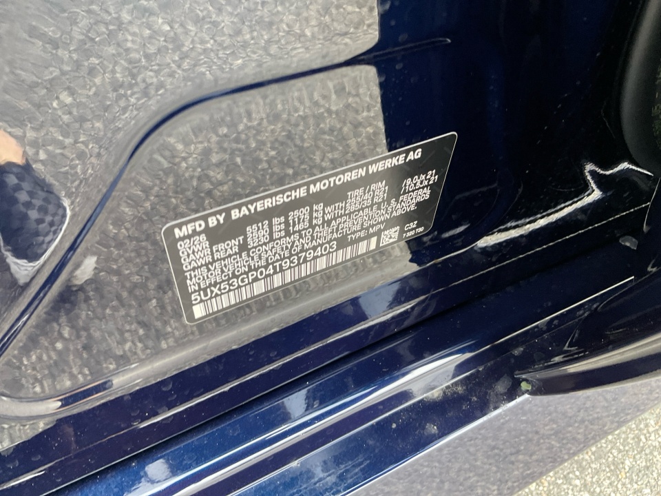 5UX53GP04T9379403 2026 BMW X3 30 xDrive