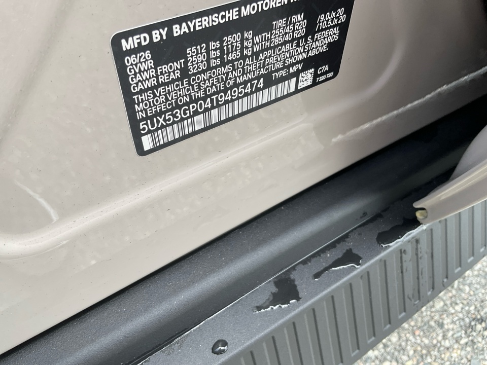 5UX53GP04T9495474 2026 BMW X3 30 xDrive