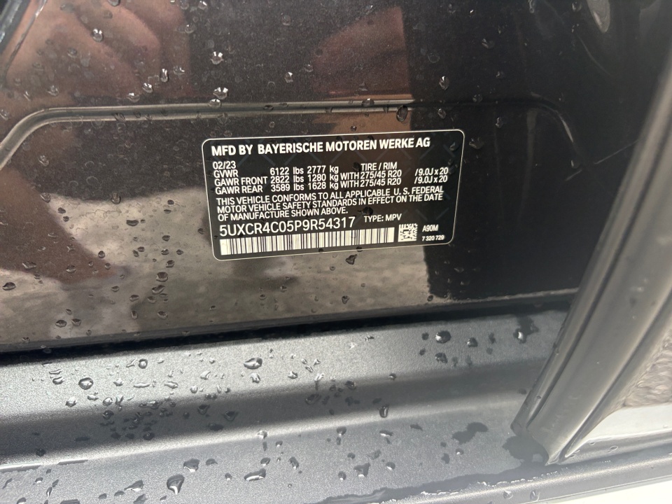 5UXCR4C05P9R54317 2023 BMW X5 sDrive40i