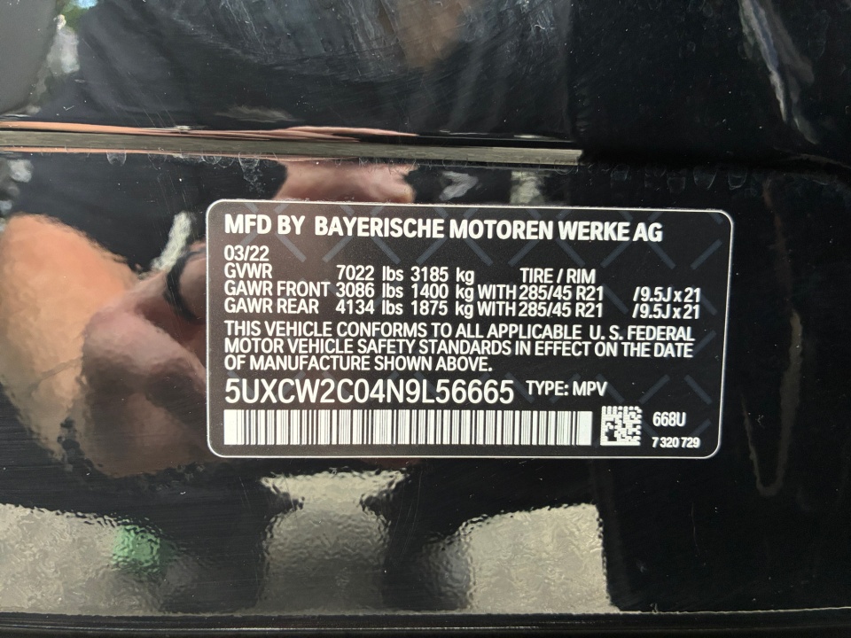 Used 2022 BMW X7 SUV