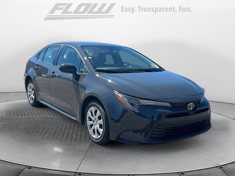 Black 2026 Toyota Corolla Sedan Front-Wheel Drive Automatic